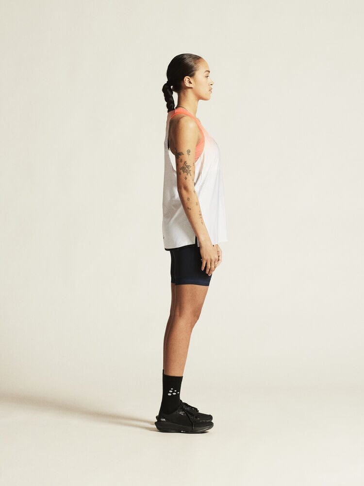 Women's Race Day Singlet - WHITE/MULTI Craft Sportswear NA
