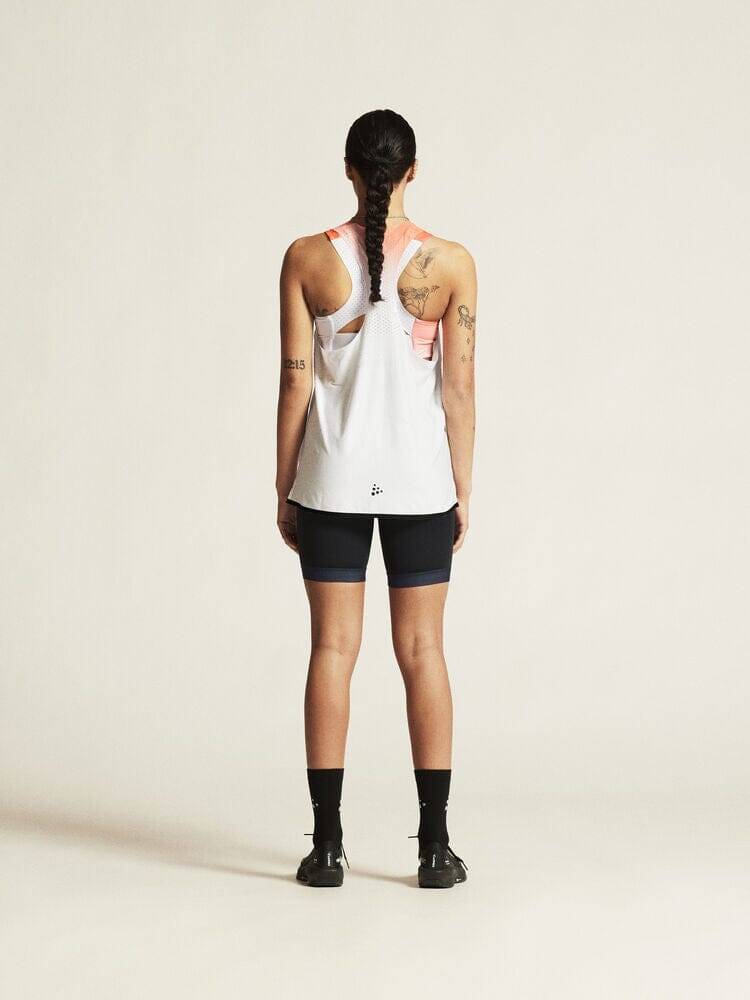 Women's Race Day Singlet - WHITE/MULTI Craft Sportswear NA