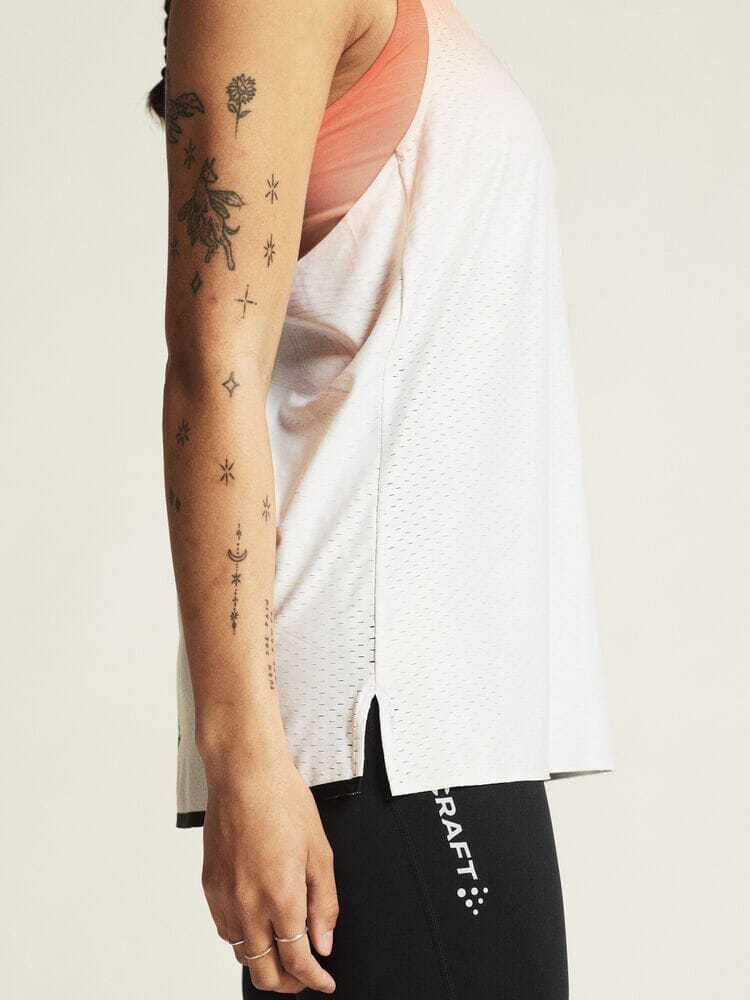 Women's Race Day Singlet - WHITE/MULTI Craft Sportswear NA