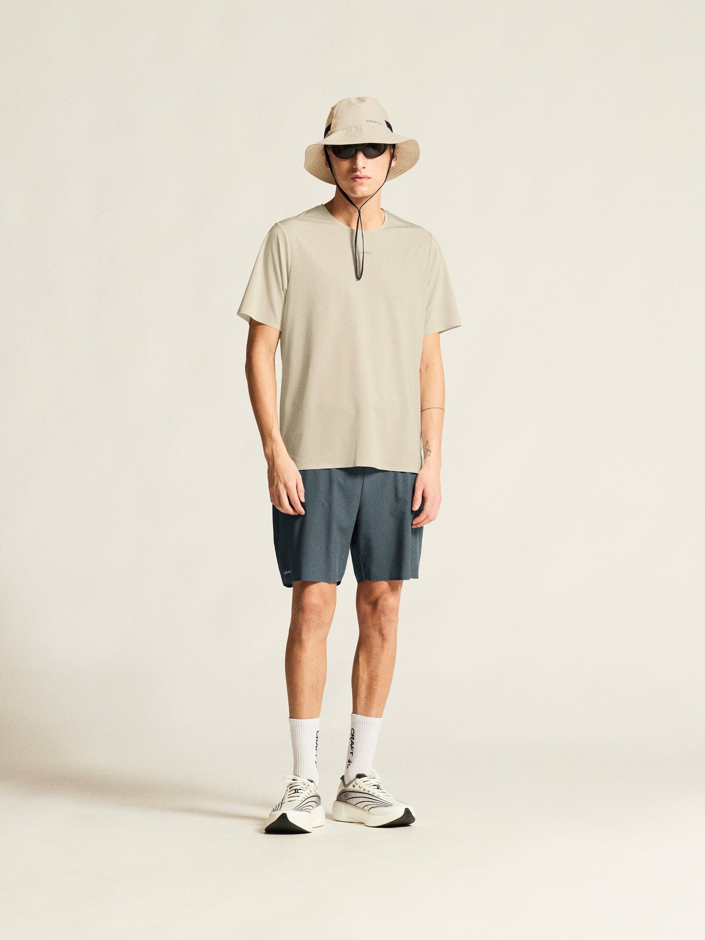 Men's Pro Trail Short Sleeve Tee 2 - Plaster Men's Tops, T's, and Tanks Craft Sportswear NA