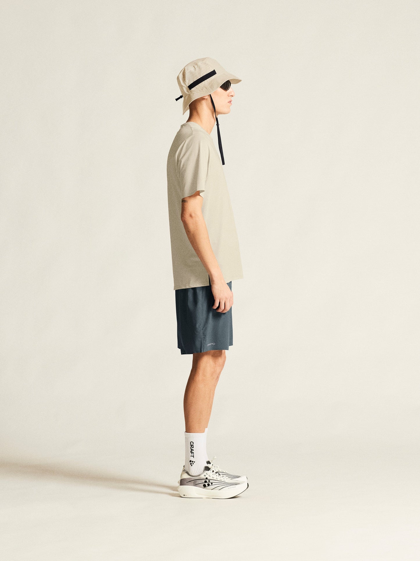 Men's Pro Trail Short Sleeve Tee 2 - Plaster Men's Tops, T's, and Tanks Craft Sportswear NA