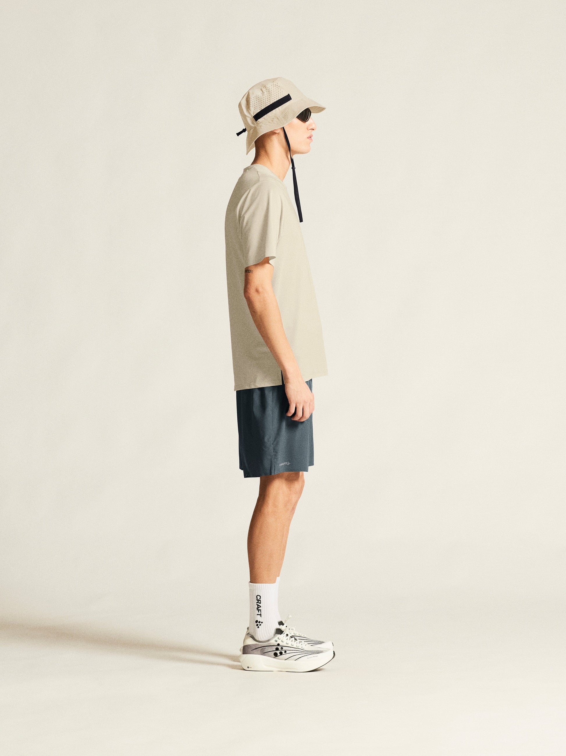 Men's Pro Trail Short Sleeve Tee 2 - Plaster Men's Tops, T's, and Tanks Craft Sportswear NA