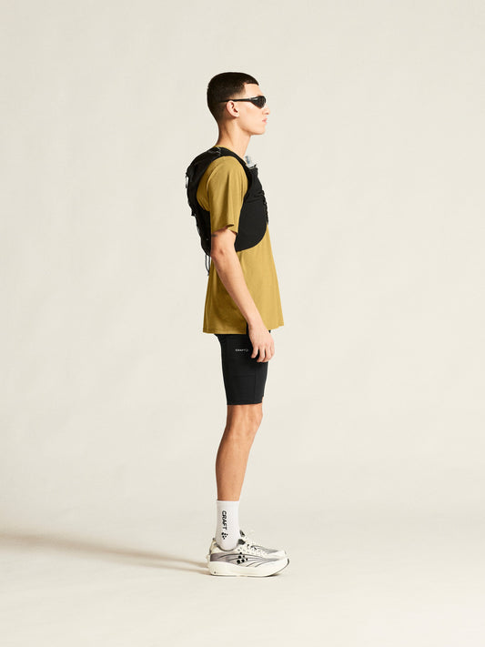 Men's Pro Trail Short Sleeve Tee 2 - Khaki Men's Tops, T's, and Tanks Craft Sportswear NA