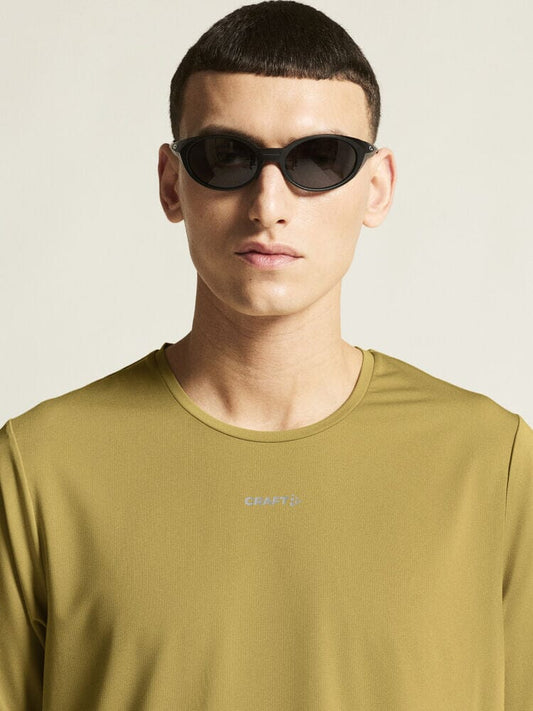 Men's Pro Trail Short Sleeve Tee 2 - Khaki Craft Sportswear NA