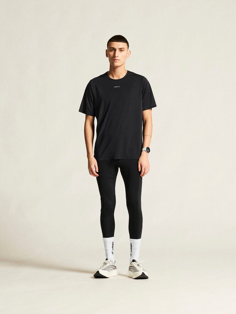 Men's Pro Trail Short Sleeve Tee 2 - Black Craft Sportswear NA