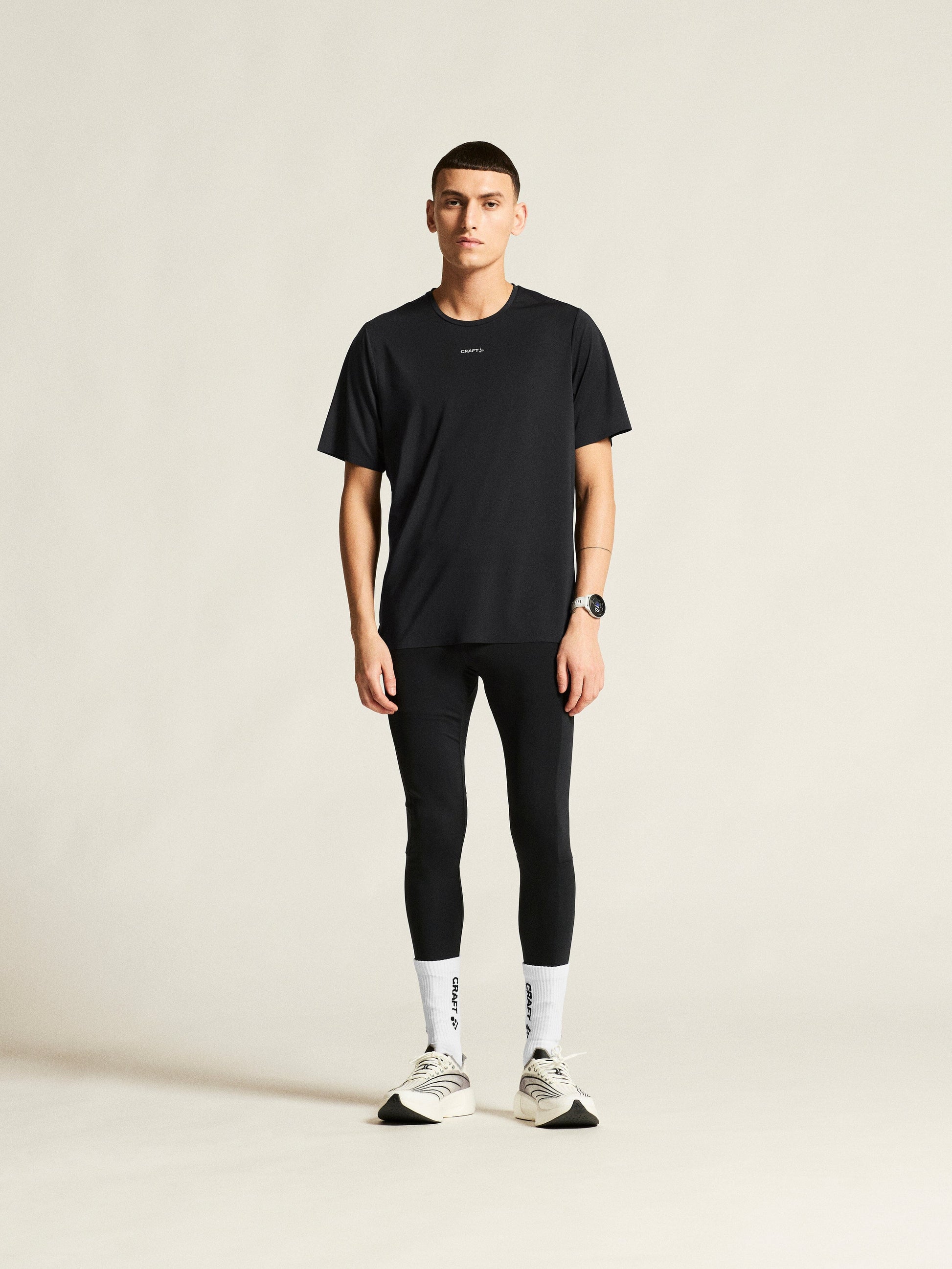 Men's Pro Trail Short Sleeve Tee 2 - Black Men's Tops, T's, and Tanks Craft Sportswear NA