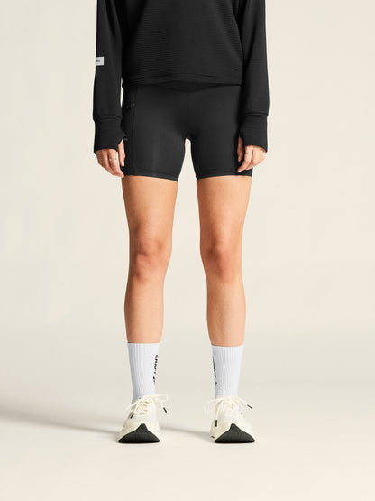 Women's Pro Trail Short Tights 2 - Black Women's Pants and Tights Craft Sportswear NA