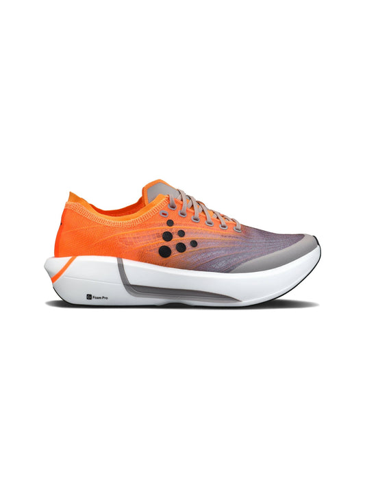 Men's Nordlite Tempo Running Shoe - Orange/Grey Footwear Craft Sportswear NA
