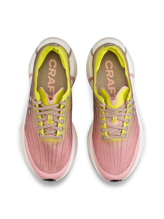 Women's Nordlite Tempo Running Shoe - Pear/Contrast Pink Footwear Craft Sportswear NA