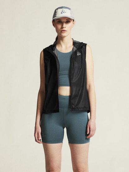 Women's Pro Hydro Lightweight Vest - Black Craft Sportswear NA