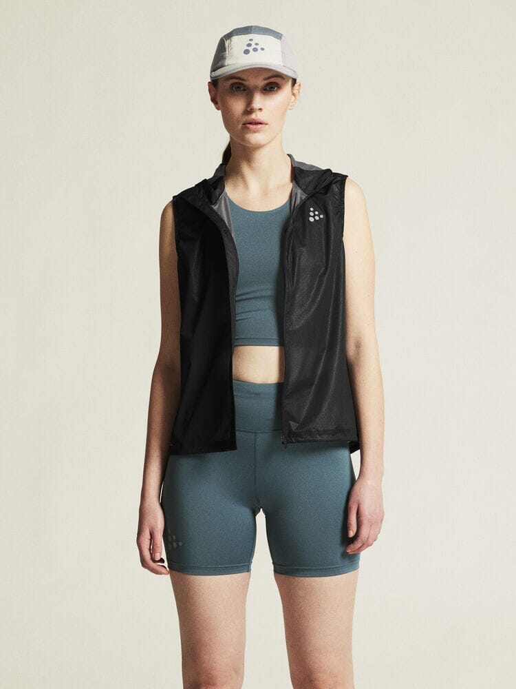 Women's Pro Hydro Lightweight Vest - Black Craft Sportswear NA