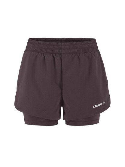 Women's ADV Essence 2-in-1 Shorts 2 - DK Plum Craft Sportswear NA