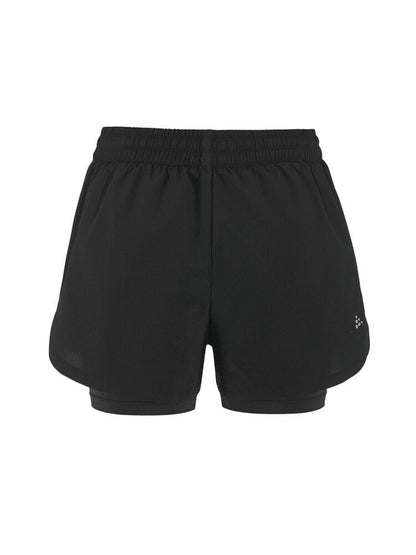 Women's ADV Essence 2-in-1 Shorts 2 - Black Craft Sportswear NA