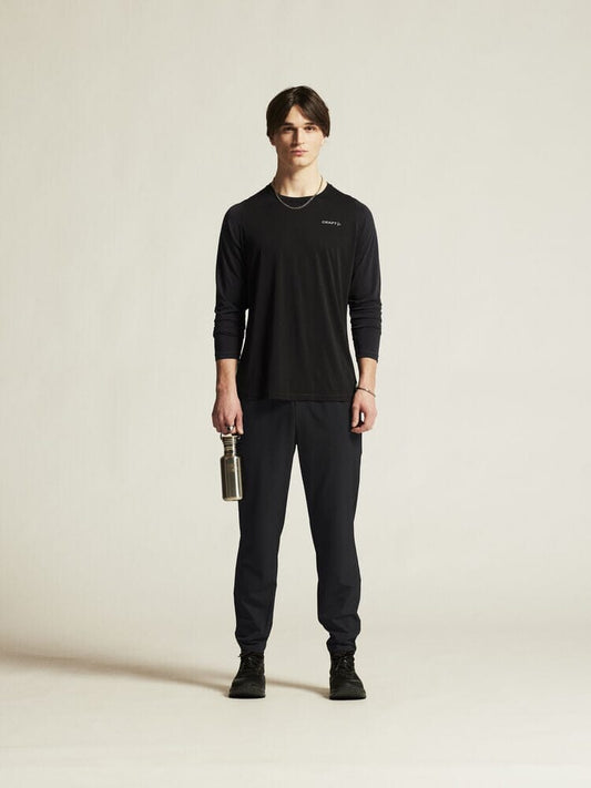 Men's Collective BI-Blend Long Sleeve Tee - Black Craft Sportswear NA