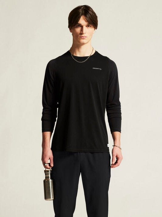 Men's Collective BI-Blend Long Sleeve Tee - Black Craft Sportswear NA