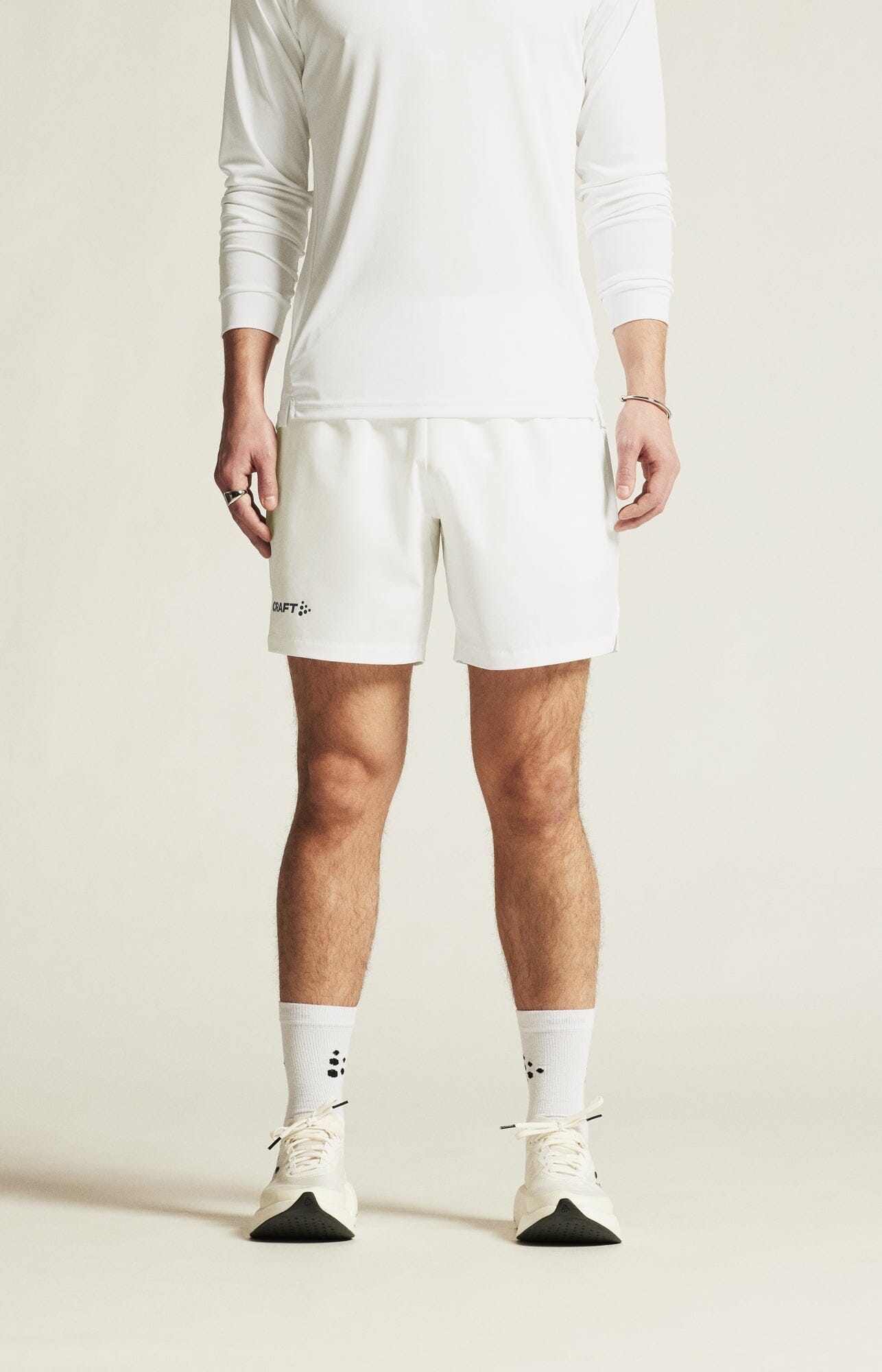 Men's Ability Shorts - White Men's Shorts Craft Sportswear NA