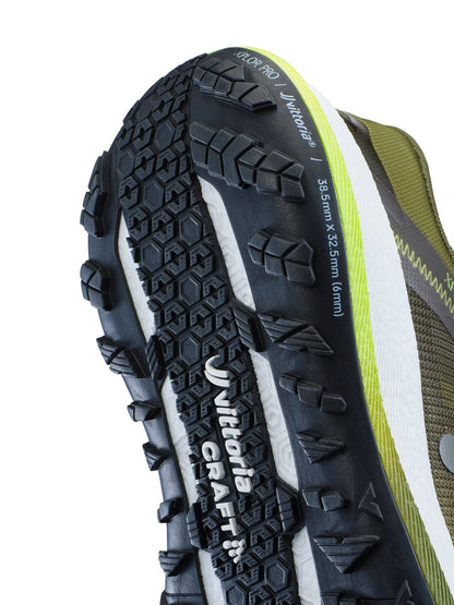 Women's Xplor Pro Gravel Running Shoe - Leaf/Contrast Yellow Craft Sportswear NA