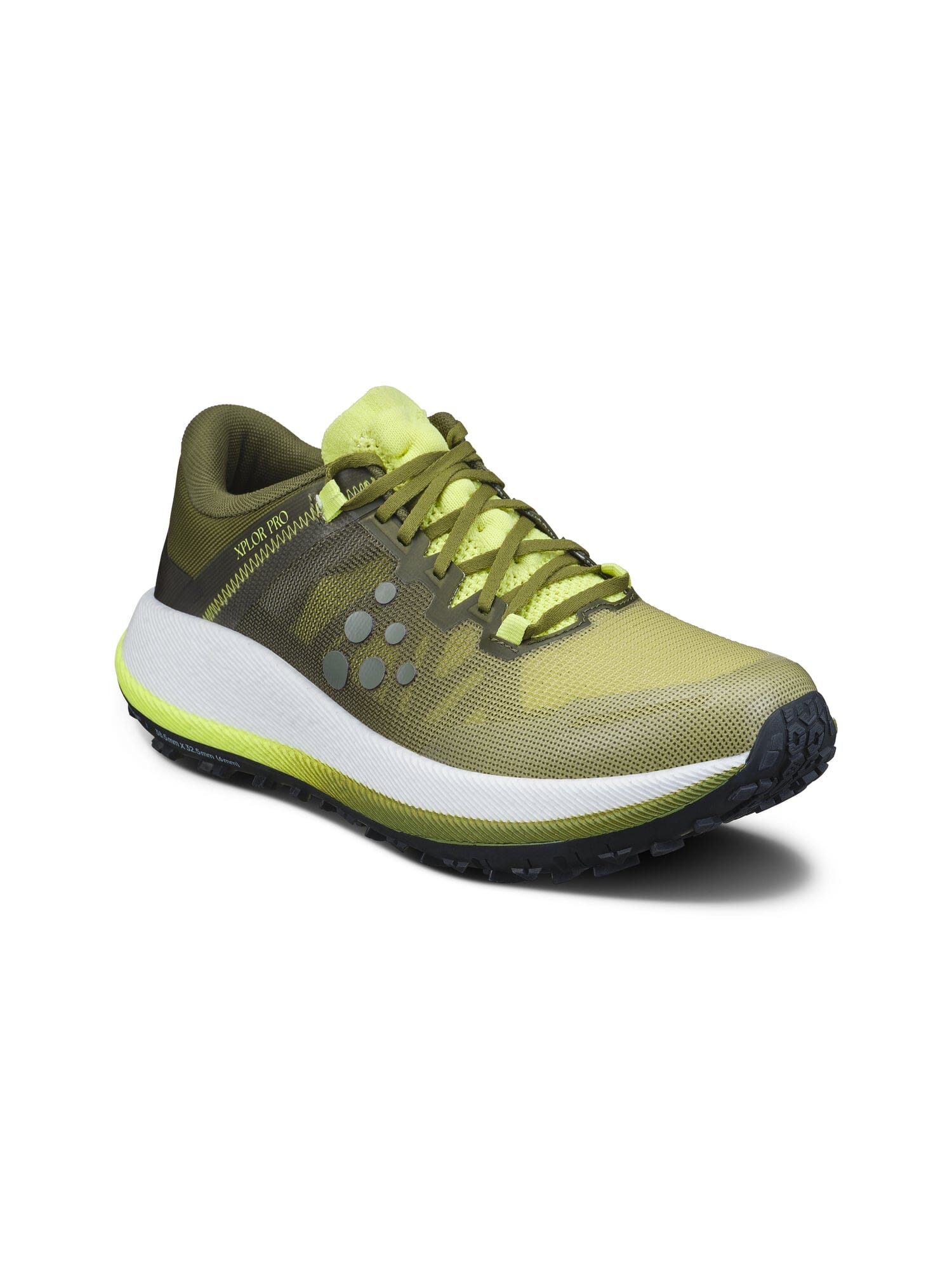 Women's Xplor Pro Gravel Running Shoe - Leaf/Contrast Yellow Craft Sportswear NA