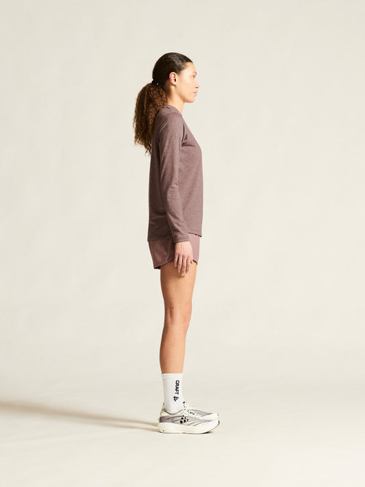 Women's Thermal Mesh CN - Flint Melange Women's Tops, T's, and Tanks Craft Sportswear NA