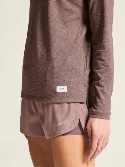 Women's Thermal Mesh CN - Flint Melange Women's Tops, T's, and Tanks Craft Sportswear NA