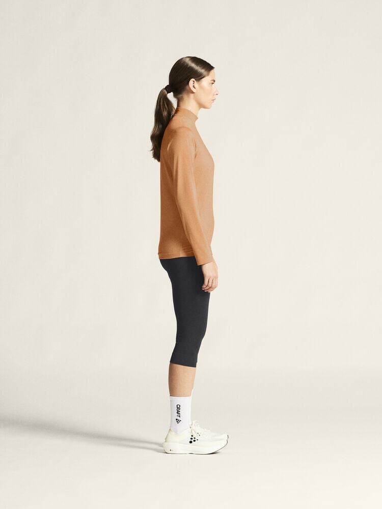 Women's Flow MS LS - Syrup/Melange Men's Tops, T's, and Tanks Craft Sportswear NA