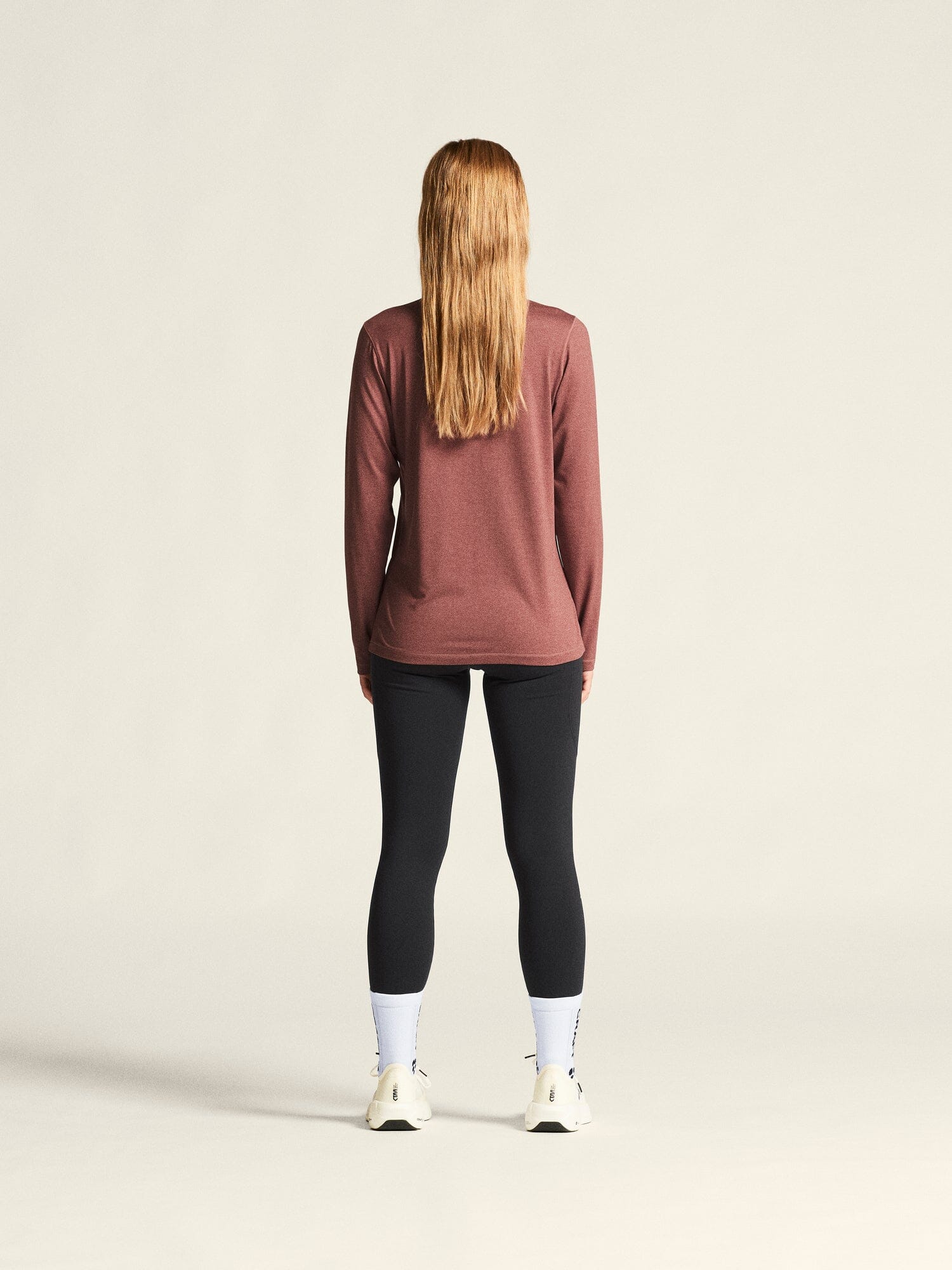Women's Flow MS LS - ROSE BROWN/MELANGE Craft Sportswear NA
