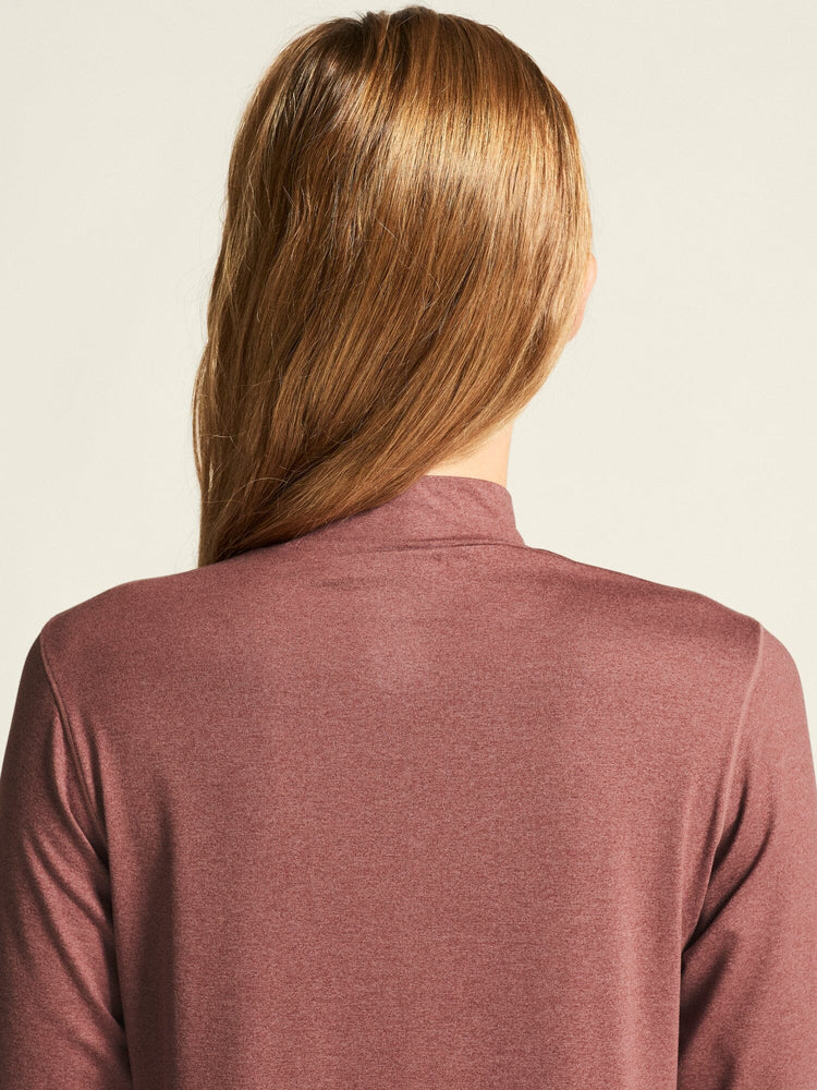 Women's Flow MS LS - ROSE BROWN/MELANGE Craft Sportswear NA