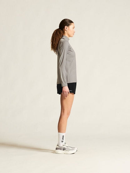 Women's Flow MS LS - Grey Melange Craft Sportswear NA