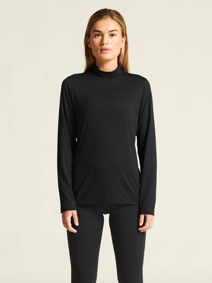 Women's Flow MS LS - Black Melange Craft Sportswear NA