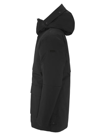 Men's Urban Padded Parka - Black Men's Jackets and Vests Craft Sportswear NA