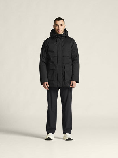 Men's Urban Padded Parka - Black Men's Jackets and Vests Craft Sportswear NA