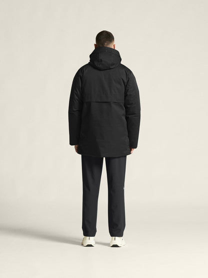 Men's Urban Padded Parka - Black Men's Jackets and Vests Craft Sportswear NA