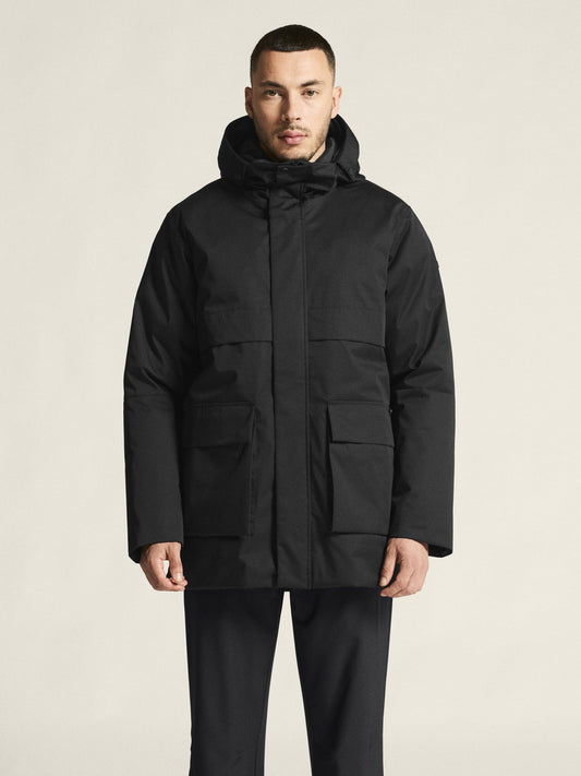 Men's Urban Padded Parka - Black Men's Jackets and Vests Craft Sportswear NA