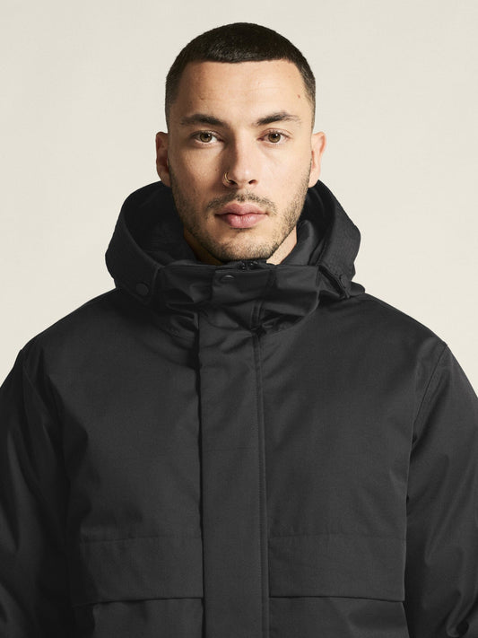 Men's Urban Padded Parka - Black Men's Jackets and Vests Craft Sportswear NA
