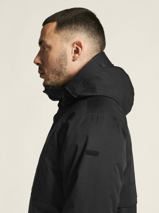 Men's Urban Padded Parka - Black Men's Jackets and Vests Craft Sportswear NA