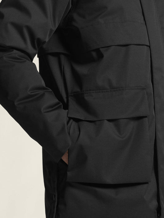 Men's Urban Padded Parka - Black Men's Jackets and Vests Craft Sportswear NA