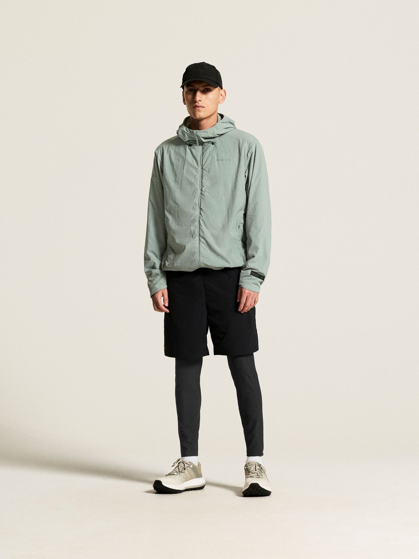 Men's SubZ Light Running Jacket - Pale Leaf Craft Sportswear NA