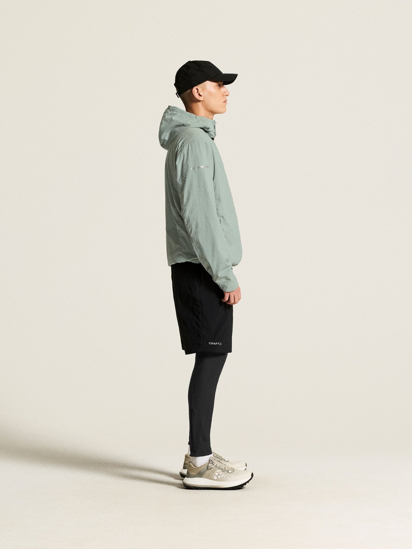 Men's SubZ Light Running Jacket - Pale Leaf Craft Sportswear NA