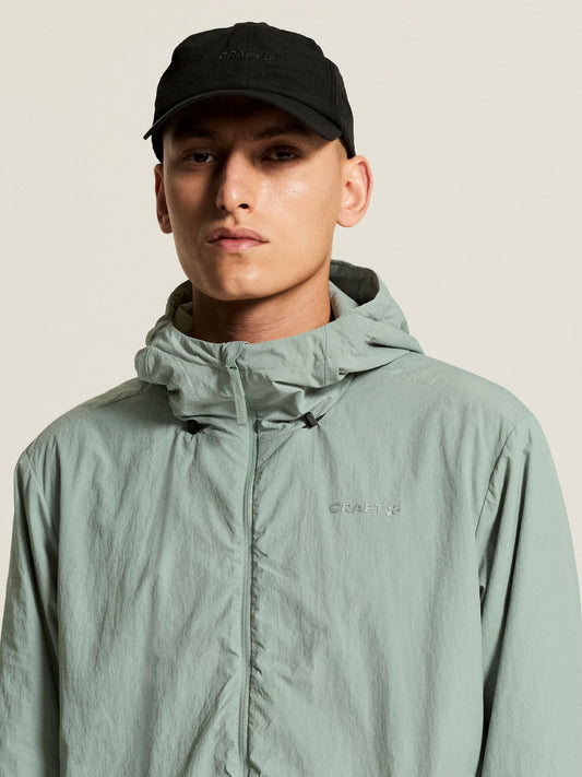 Men's SubZ Light Running Jacket - Pale Leaf Craft Sportswear NA