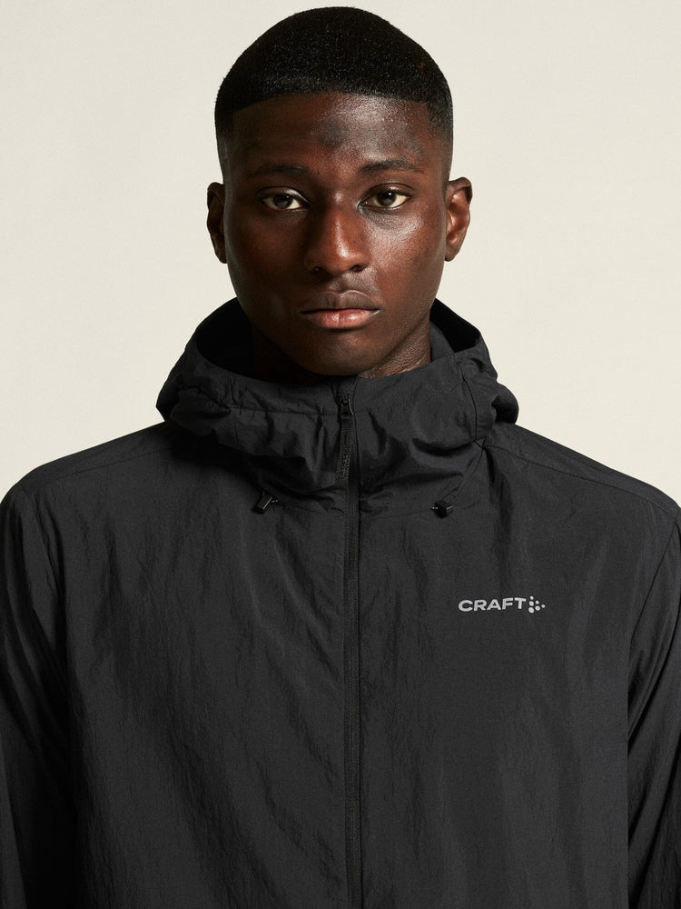 Men's SubZ Light Running Jacket - Black Craft Sportswear NA