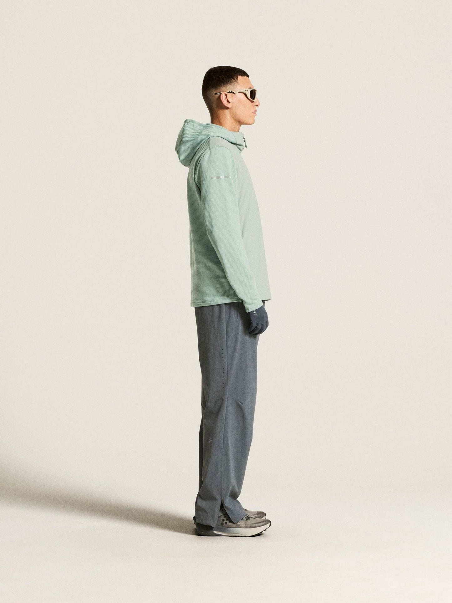 Men's SubZ Light Hood Sweater - Pale Leaf Craft Sportswear NA