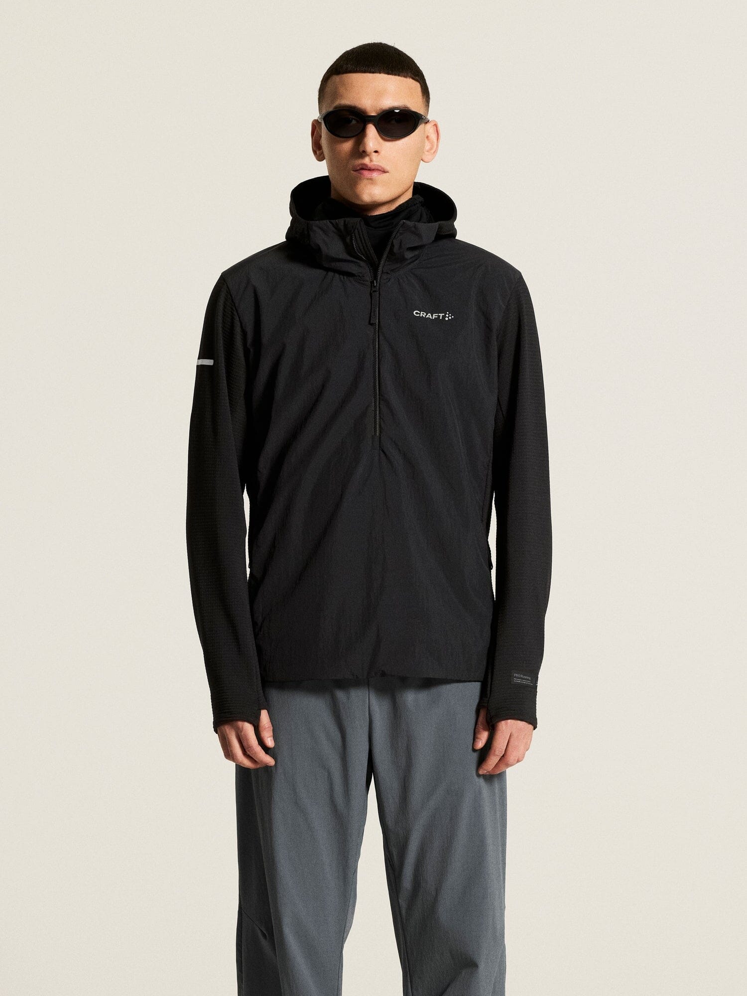 Men's SubZ Light Hood Sweater - Black Craft Sportswear NA
