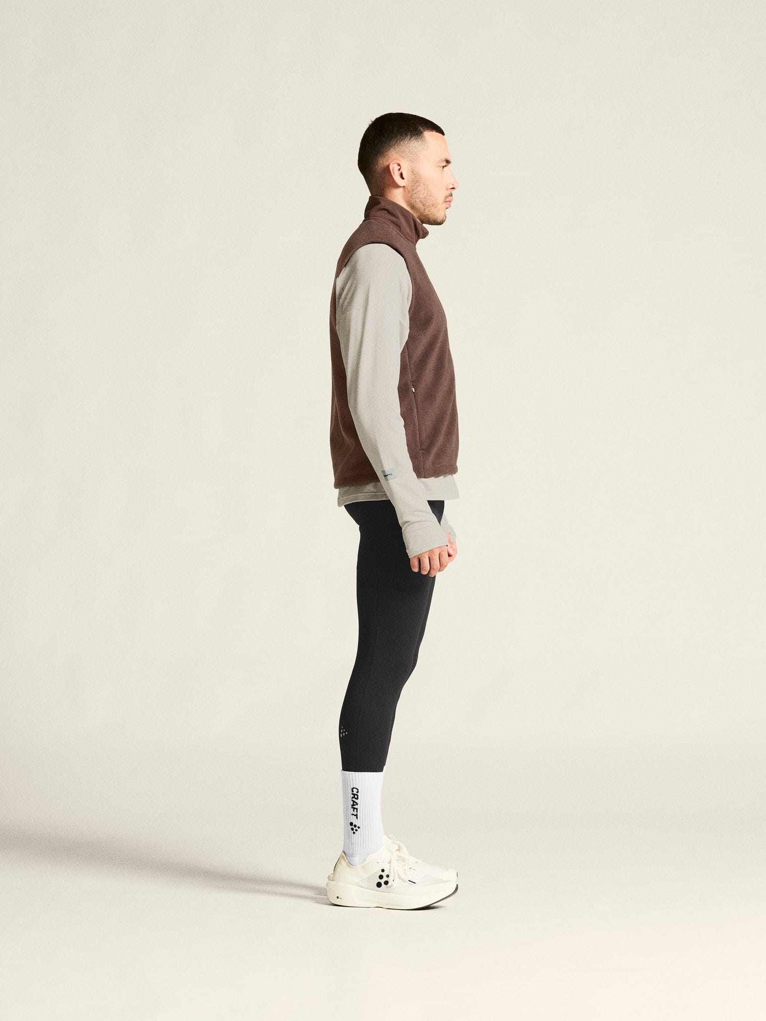 Men's SubZ Fleece Running Vest - PRUNE Craft Sportswear NA