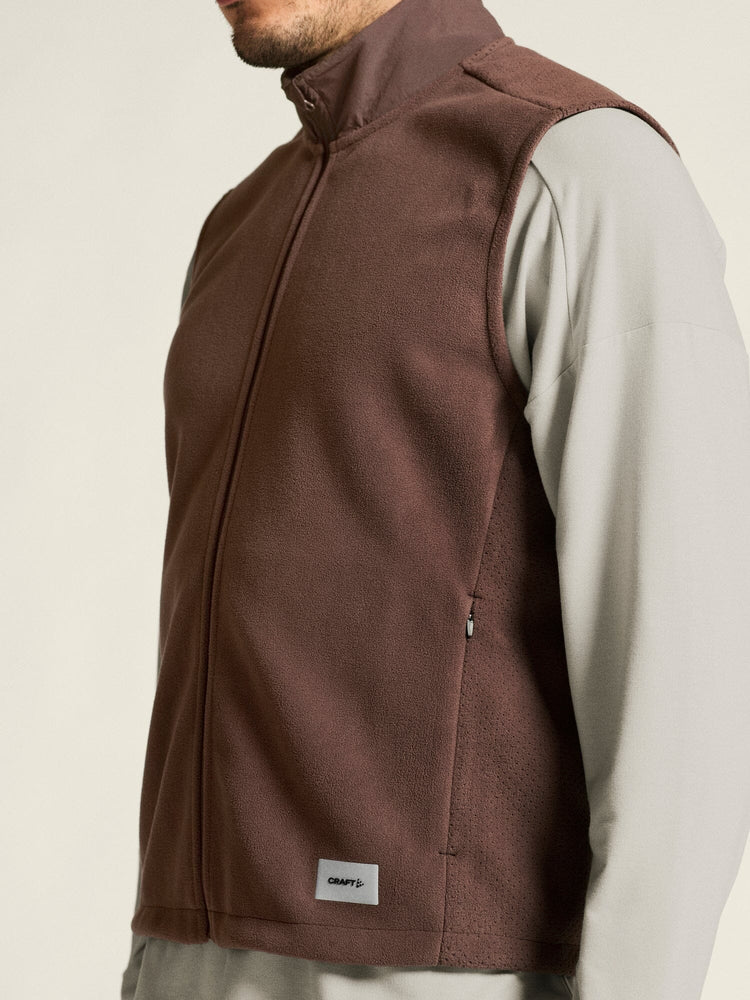 Men's SubZ Fleece Running Vest - PRUNE Craft Sportswear NA