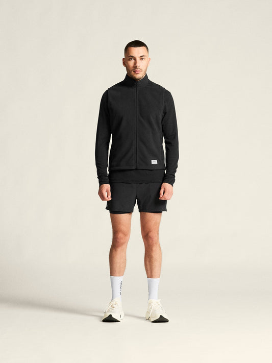 Men's SubZ Fleece Running Vest - Black Craft Sportswear NA