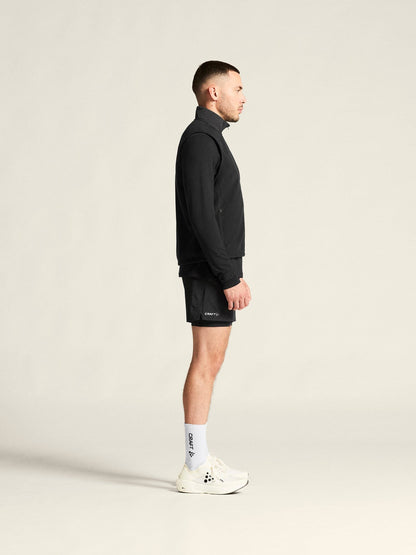 Men's SubZ Fleece Running Vest - Black Craft Sportswear NA