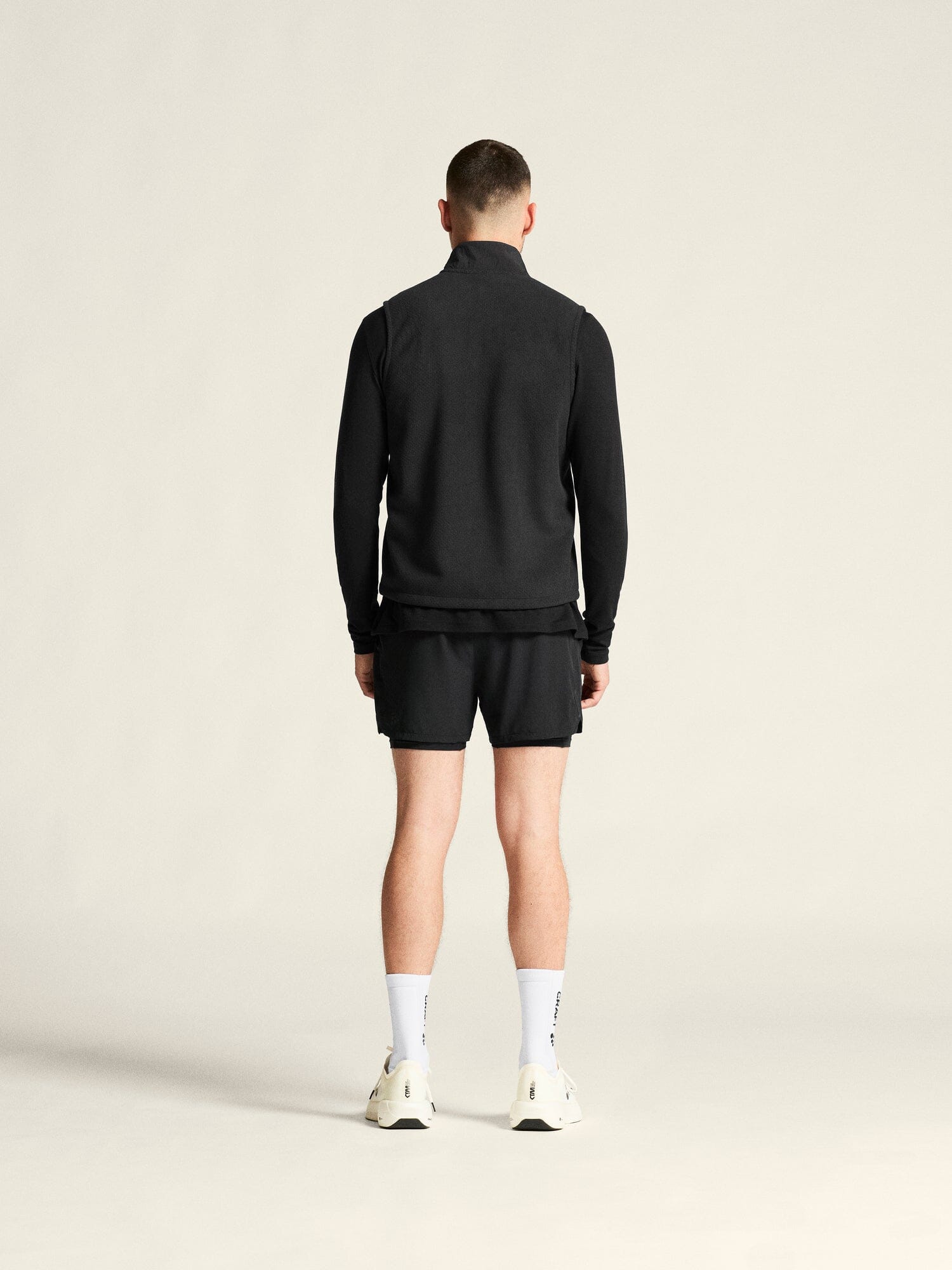 Men's SubZ Fleece Running Vest - Black Craft Sportswear NA