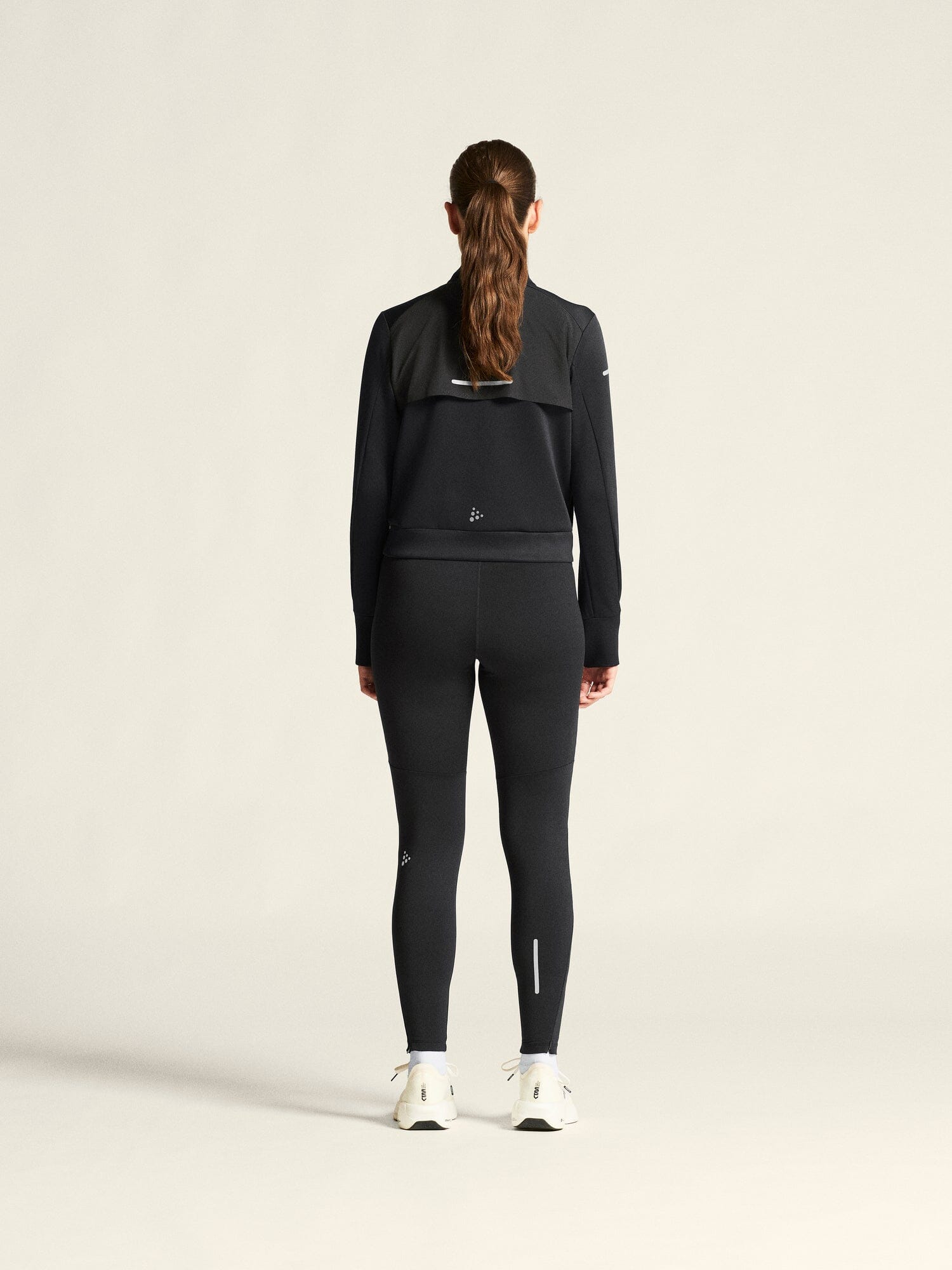 Women's SubZ Running Jacket 4 - Black Craft Sportswear NA