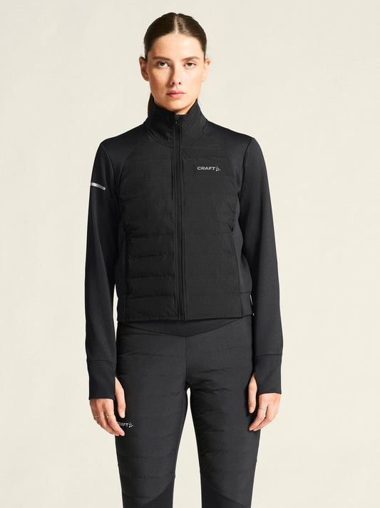 Women's SubZ Running Jacket 4 - Black Craft Sportswear NA