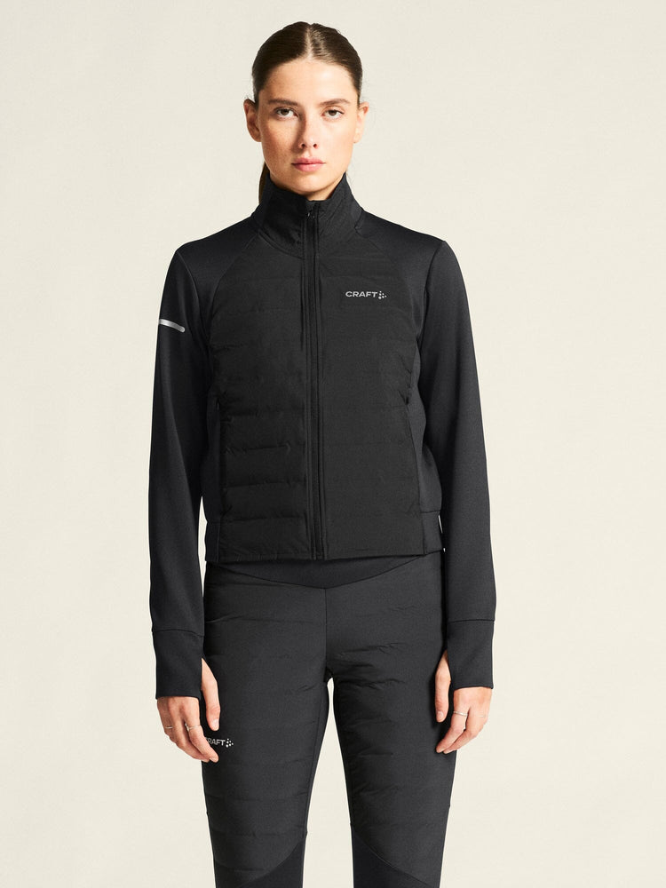 Women's SubZ Running Jacket 4 - Black Craft Sportswear NA
